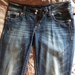 Miss Me jeans size 29 boot cut inseam 35"